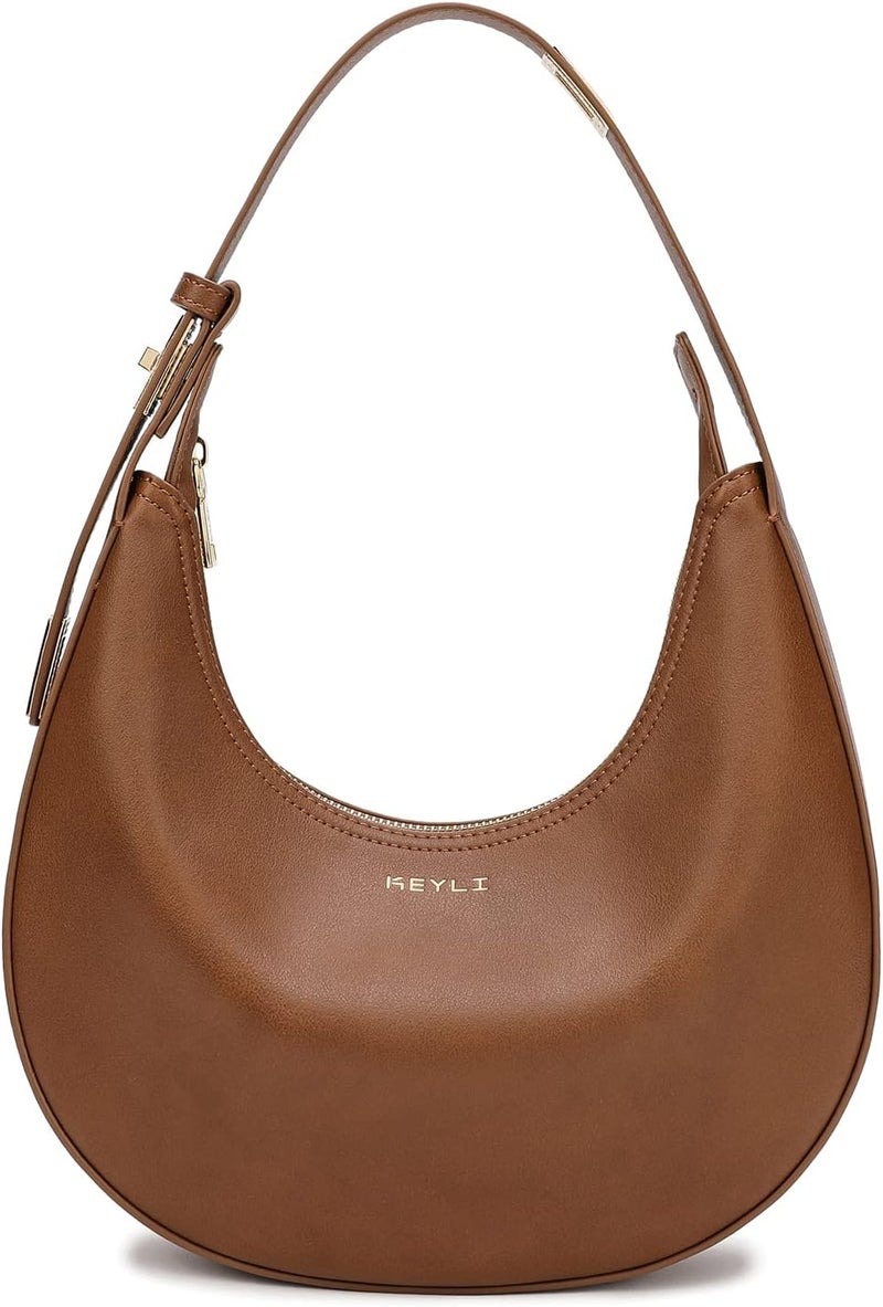 Keyli Shoulder Bag for Women Stylish Casual Clutch Purses for Women 3 Ways Adjust Strap Hobo Handbags with Zip Closure - Image 1